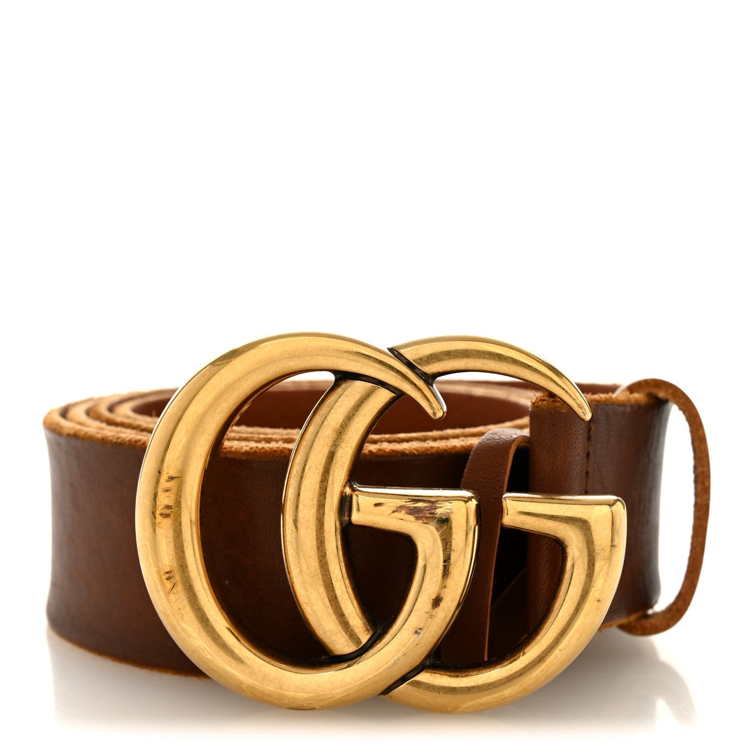 Faded Calfskin Double G 40mm Belt 100 40 Cuir