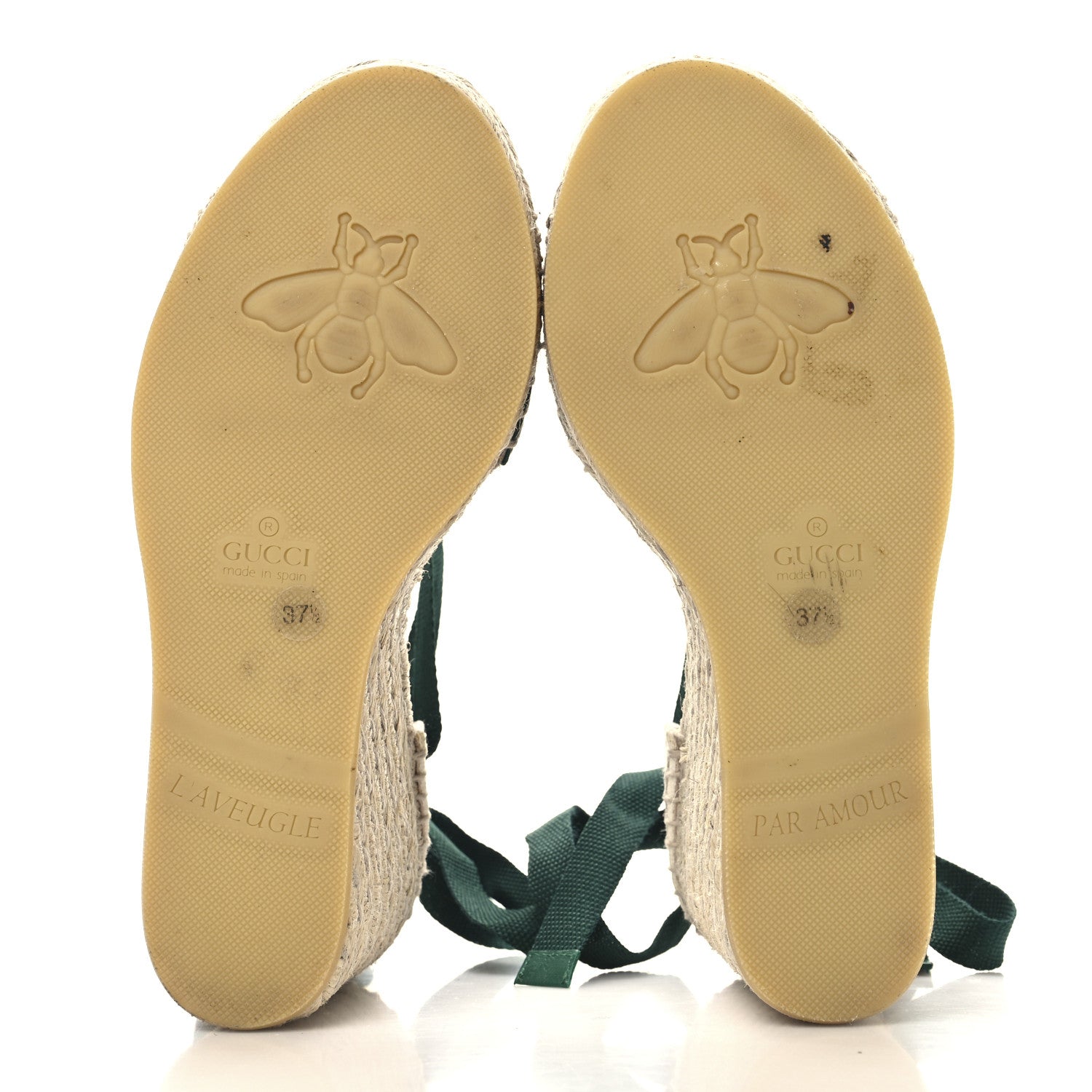 Canvas Malaga Kid Web Ankle Wrap Espadrille Wedge Sandals 37.5 Green Red Mystic White Emerald