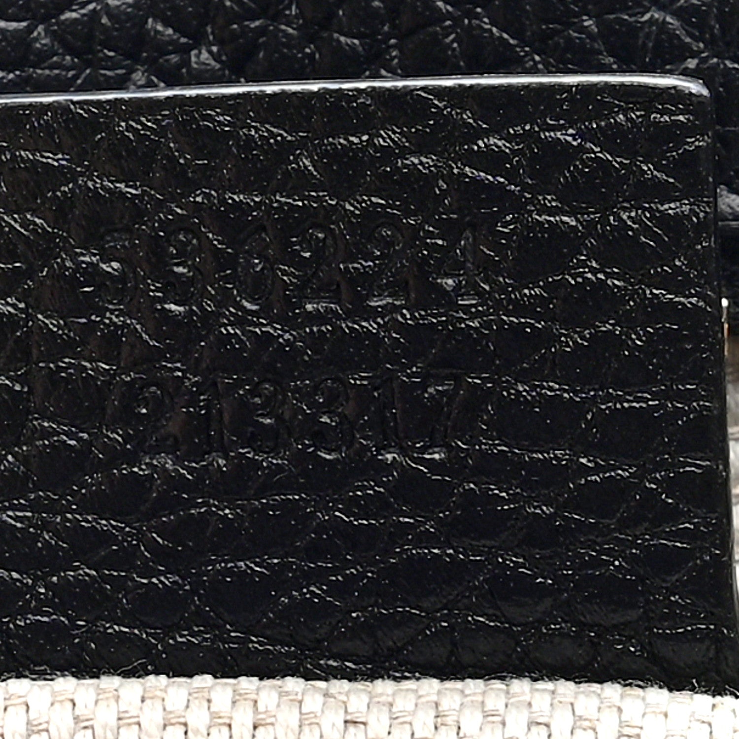 Pebbled Calfskin Medium Soho Flap Crossbody Black