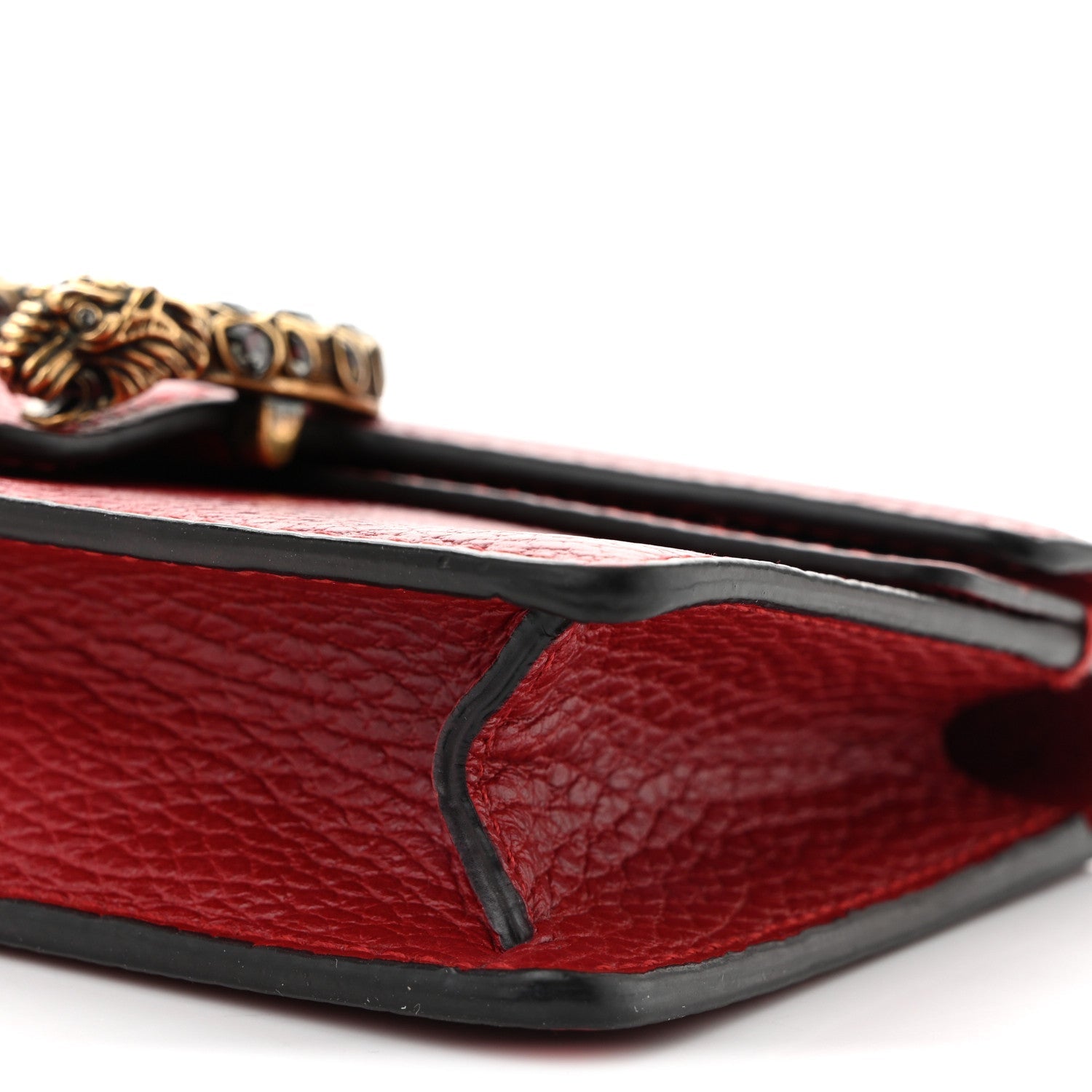 Dollar Calfskin Swarovski Crystal Small Dionysus Shoulder Bag Hibiscus Red