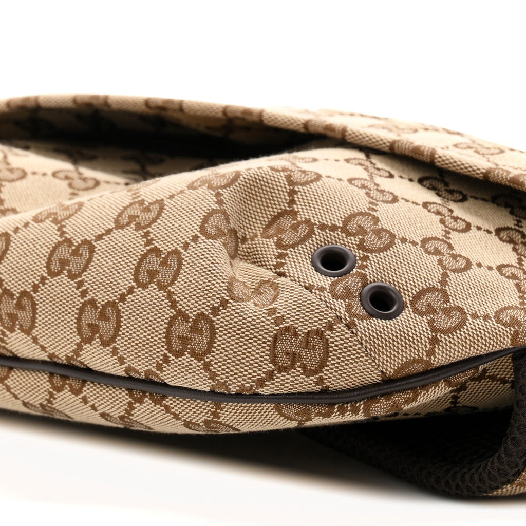 Monogram Large Belt Bag Beige Dark Brown