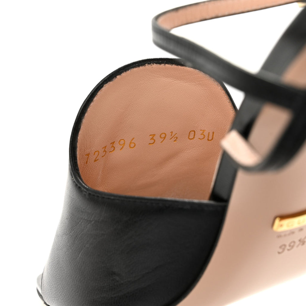 Malaga Kid Blondie 85mm Slingback Sandals 39.5 Black