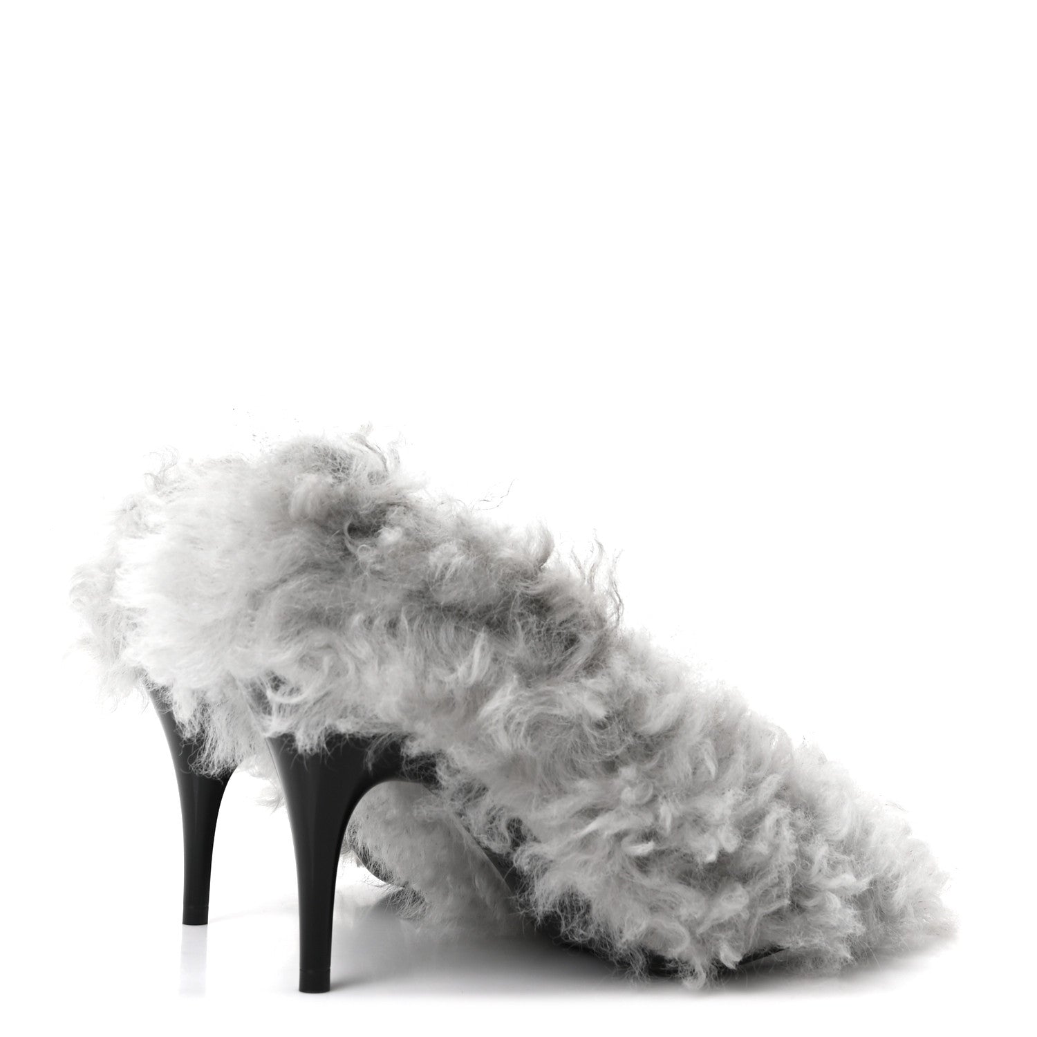 Shearling Musa Pumps 38 Alpy Gray