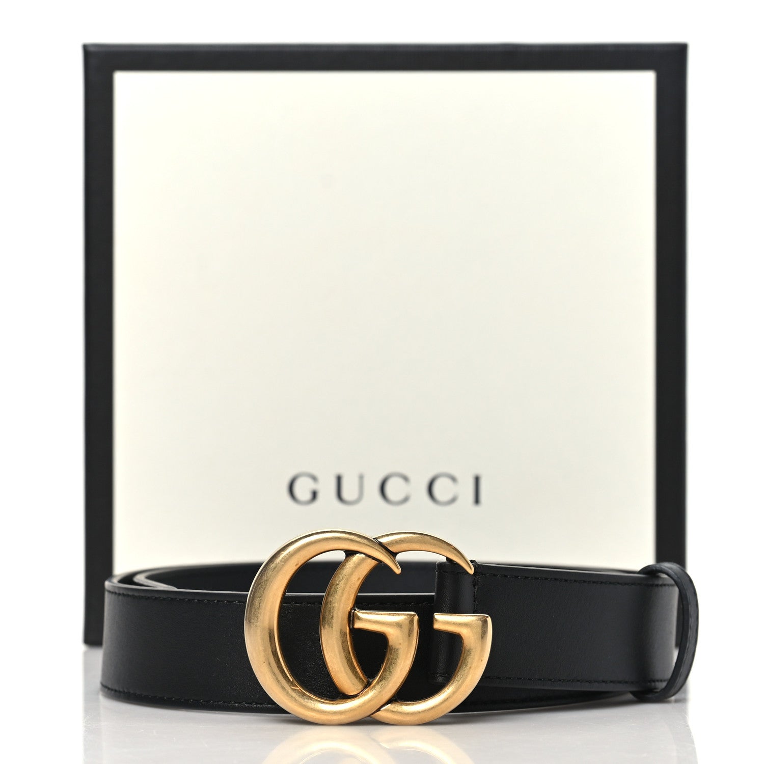 Calfskin Double G 30mm Belt 75 30 Black