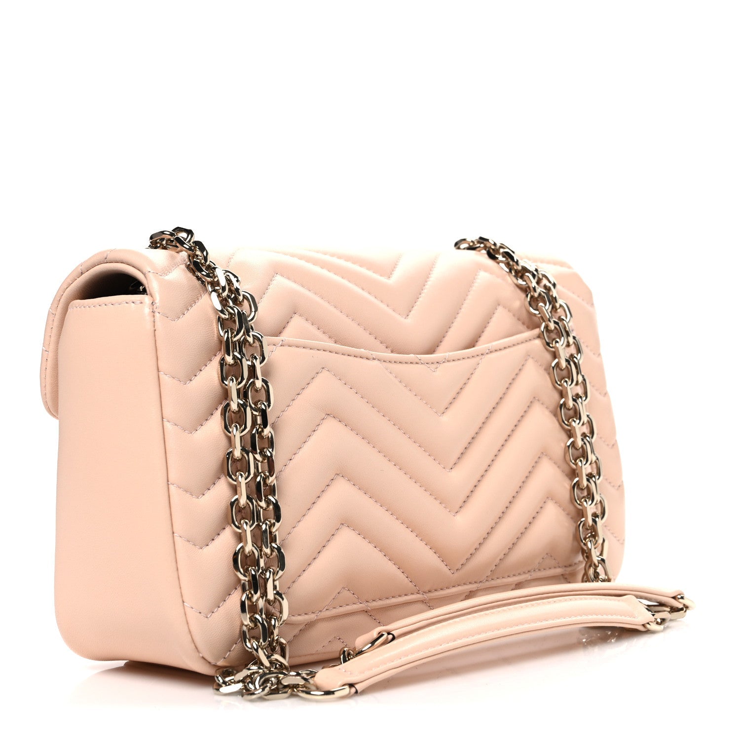 Lambskin Matelasse Medium GG Marmont Shoulder Bag Light Pink