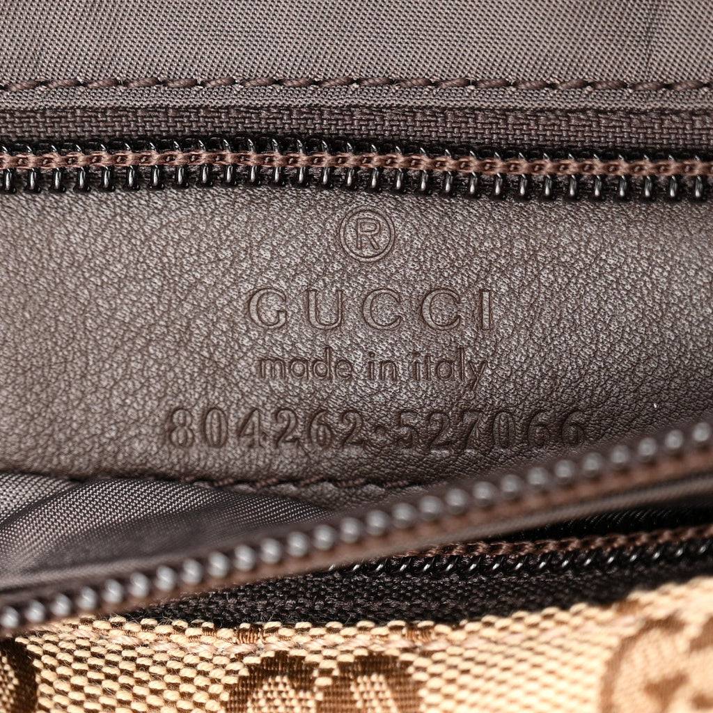 Monogram Large Belt Bag Beige Dark Brown
