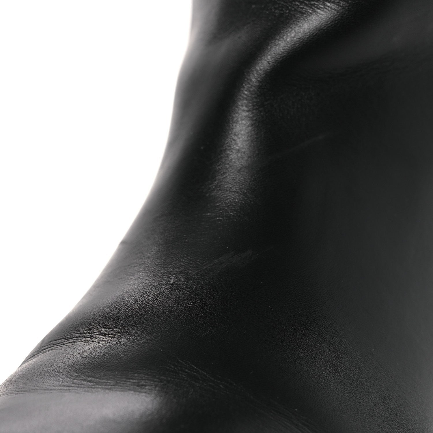 Guccissima Real Betis Glamour Calfskin Michelangelo Slim Horsebit Riding Boots 39.5 Black