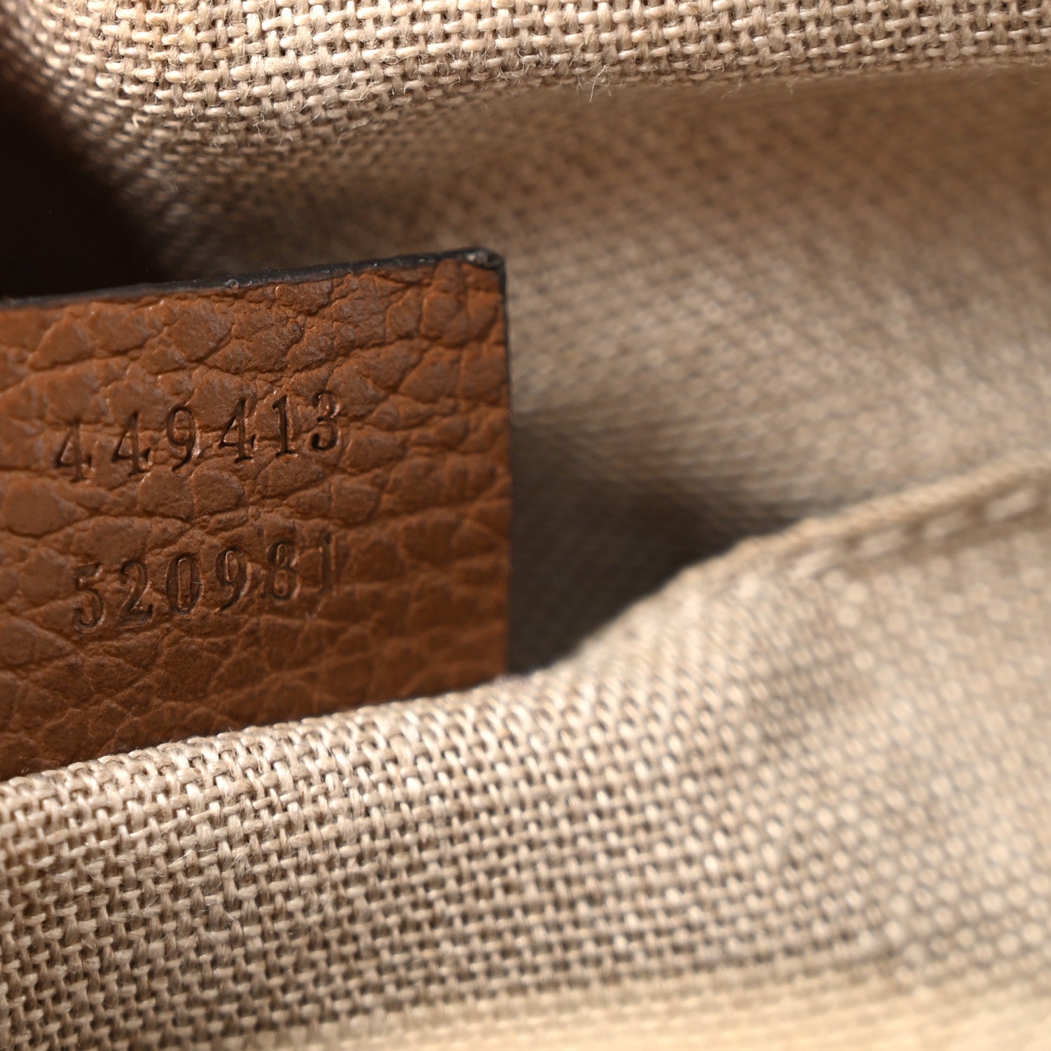 Monogram Mini Bree Messenger Bag Beige Tabacco