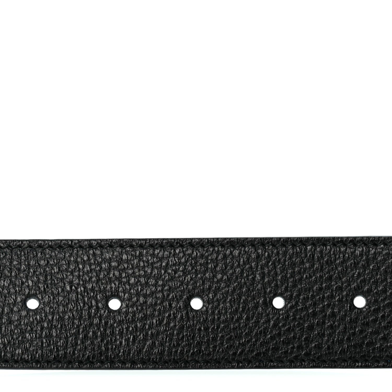 Dollar Calfskin 1973 Reversible Belt 100 40 Black Mineral Blue