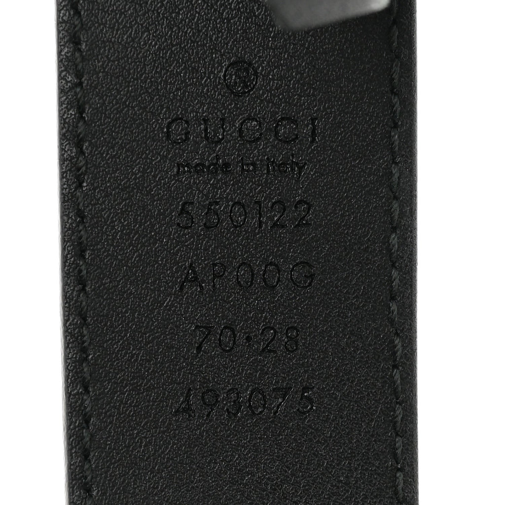 Calfskin Trapuntata Zumi Belt 70 28 Black