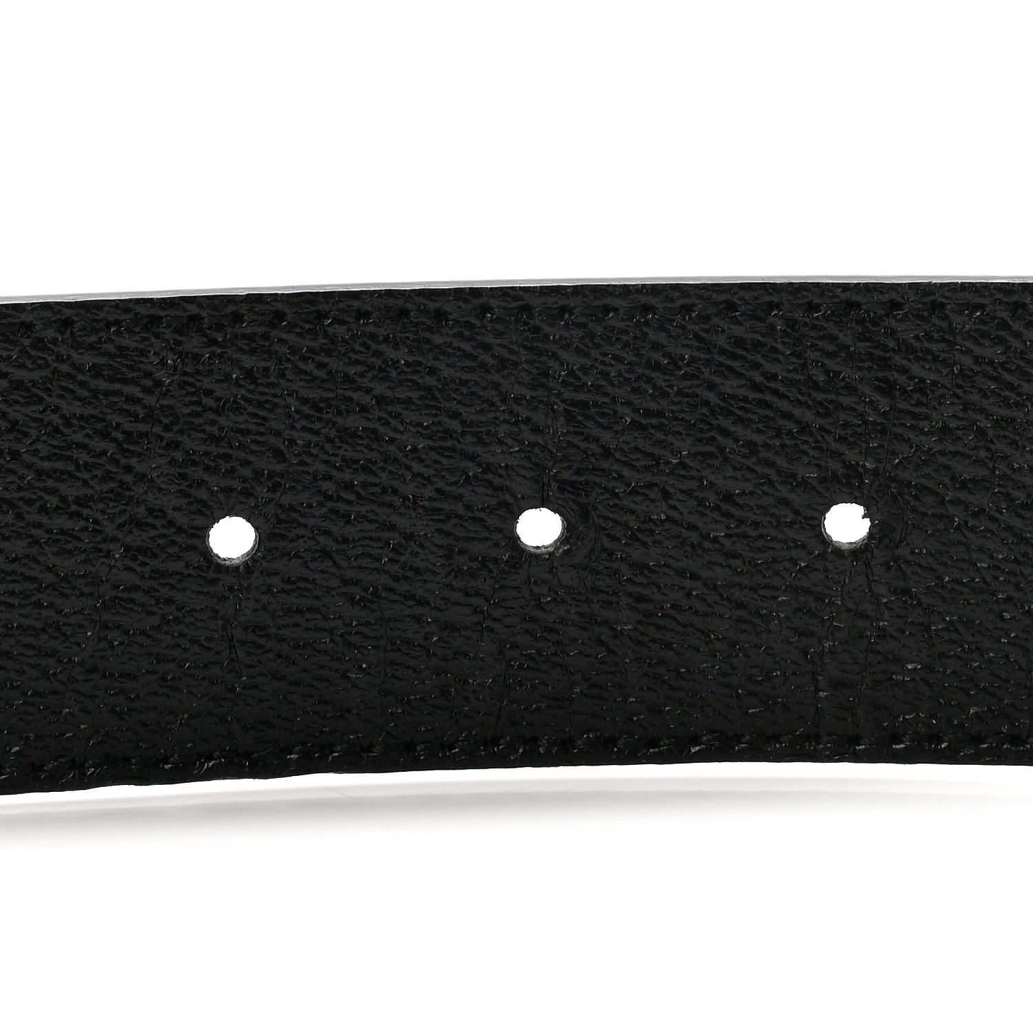 Textured Calfskin Double G 40mm Belt 80 32 Black