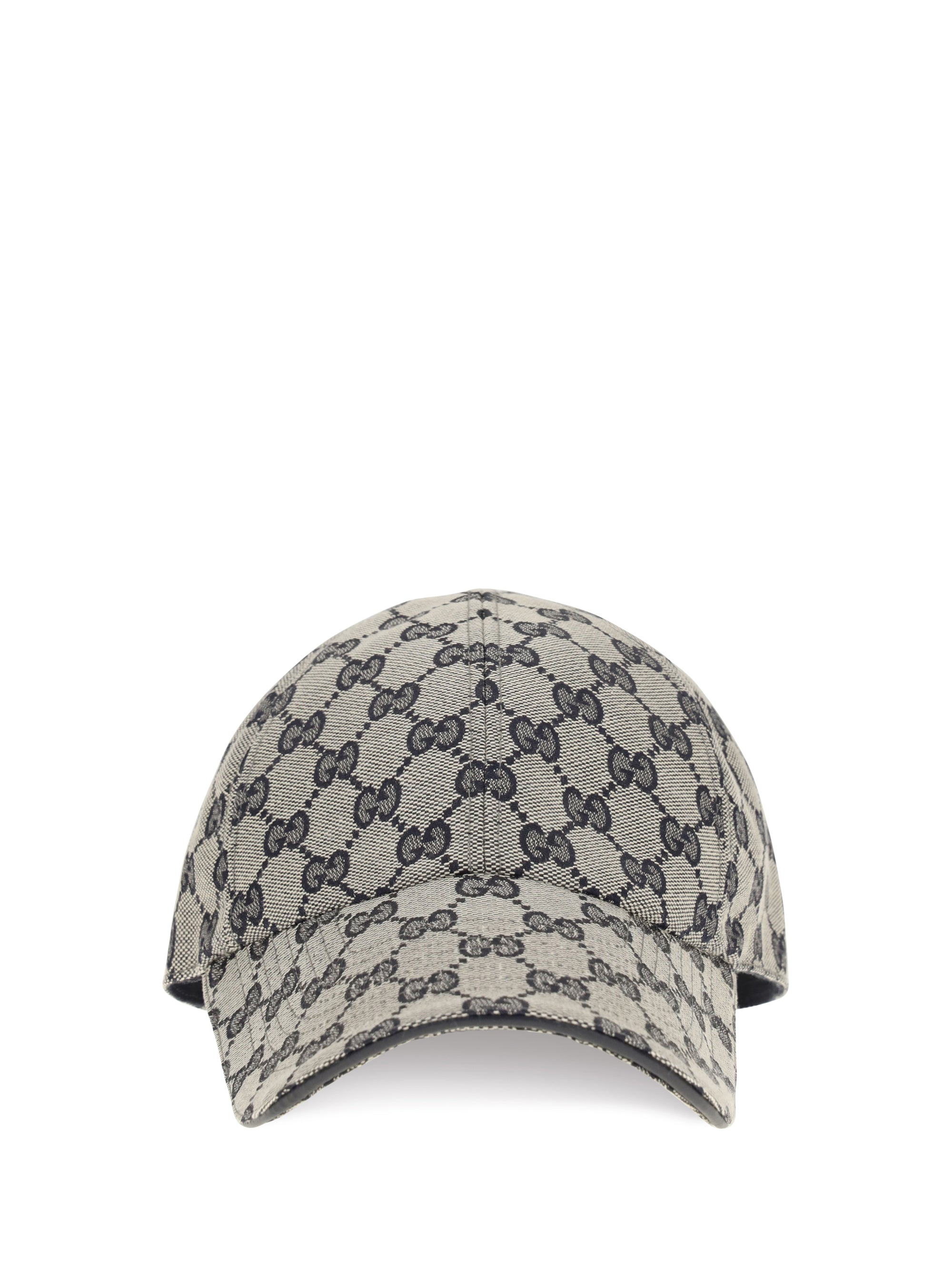 Gucci 8757334HBKS GG Canvas Baseball Cap — Blue