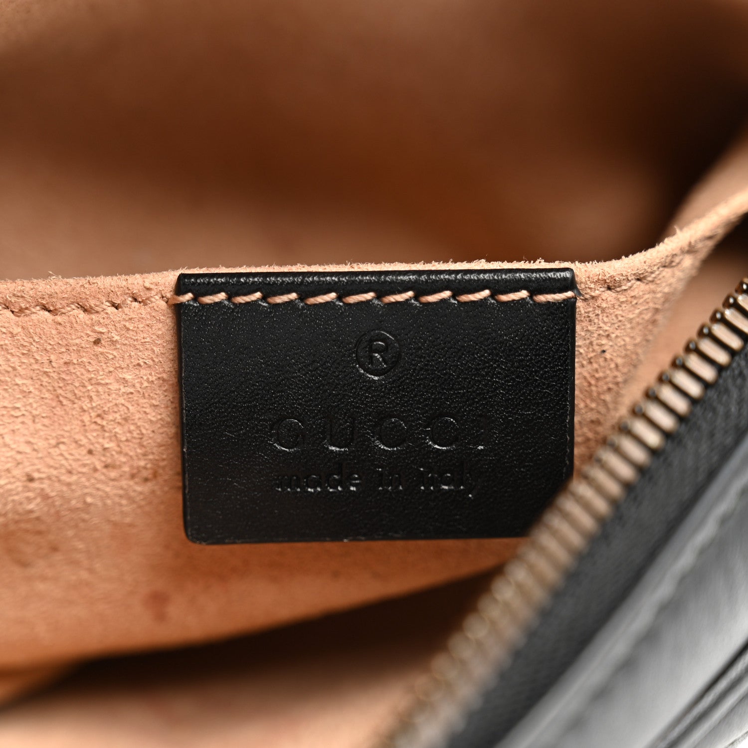 Calfskin Matelasse GG Marmont Belt Bag 95 38 Black