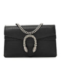 Calfskin Super Mini Dionysus Shoulder Bag Black