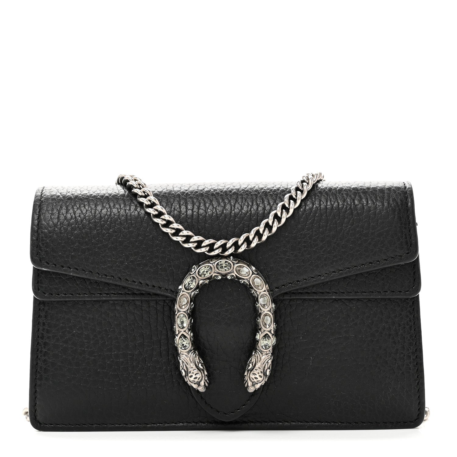 Calfskin Super Mini Dionysus Shoulder Bag Black