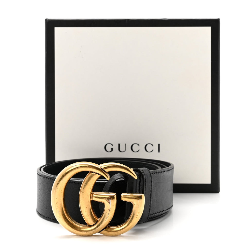 Calfskin Double G 40mm Belt 80 32 Black