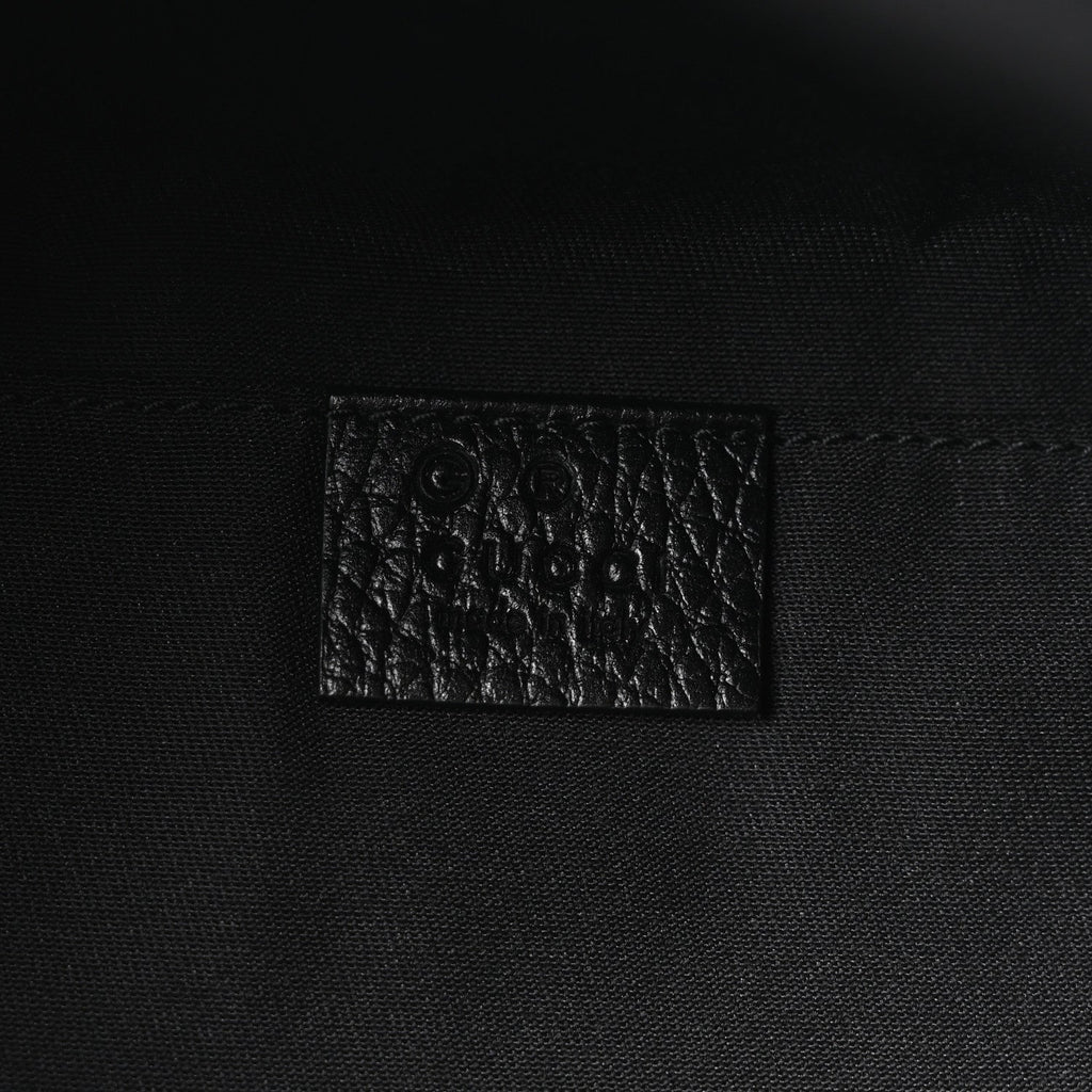 Nylon Monogram Fanny Pack Belt Bag Black