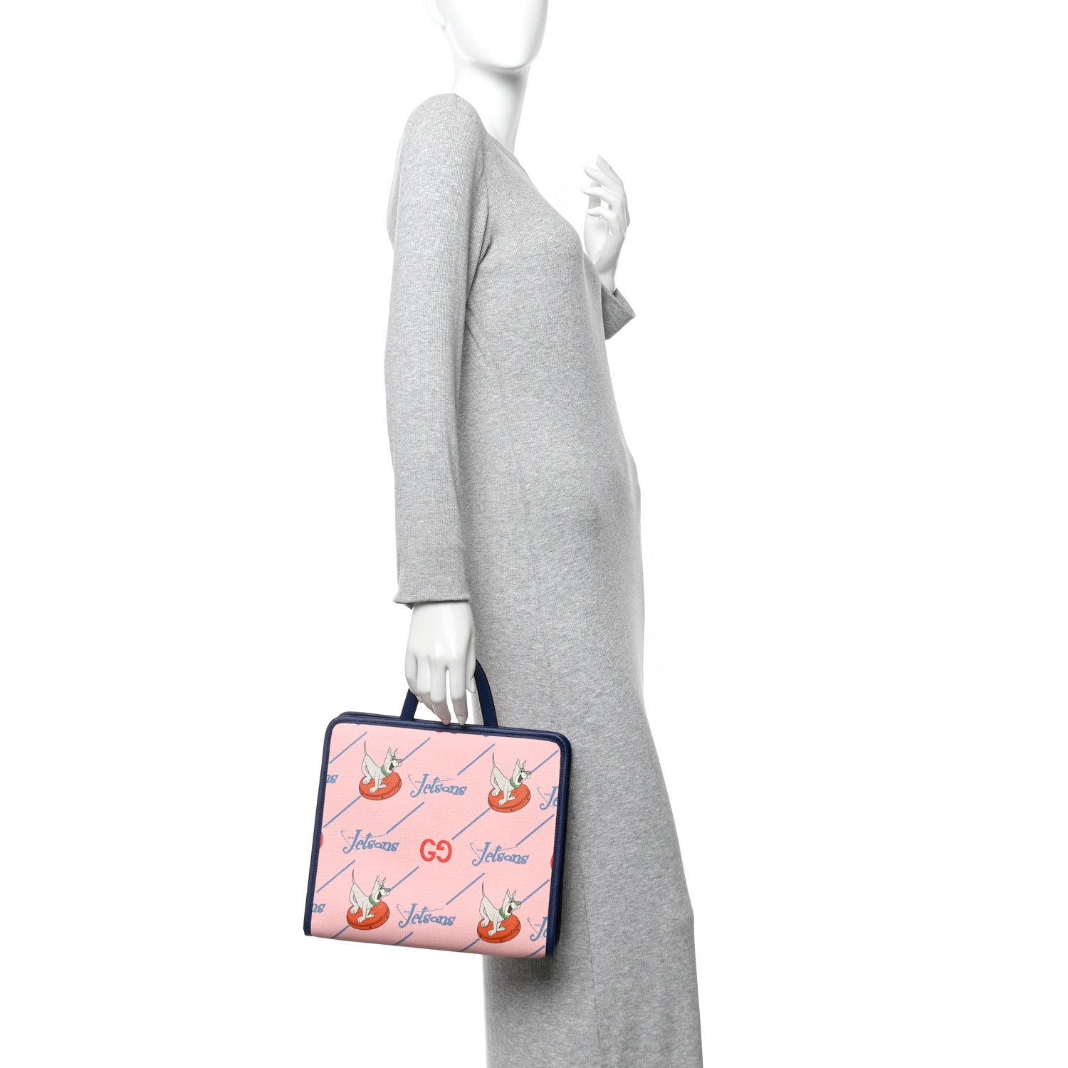 Coated Canvas Interlocking G The Jetsons Childrens Tote  Pink Multicolor