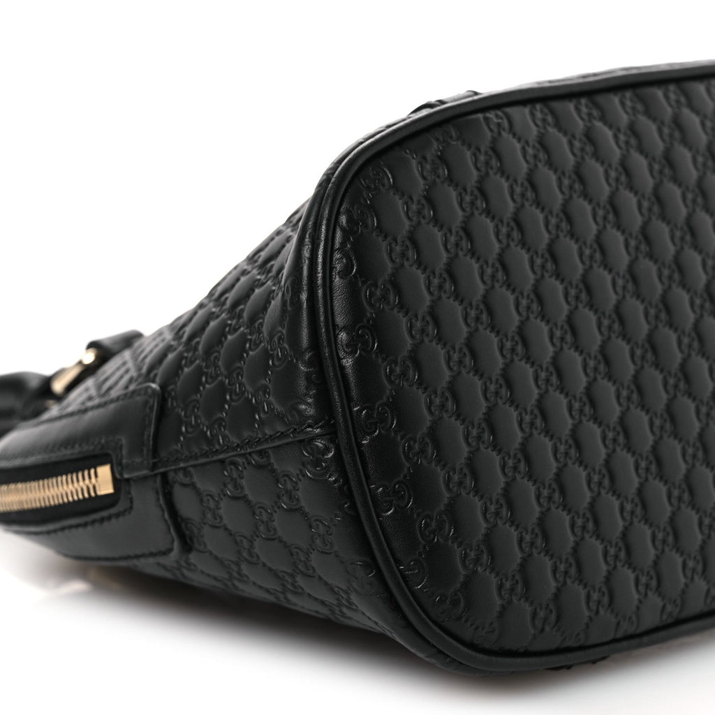 Microguccissima Mini Dome Bag Black Black