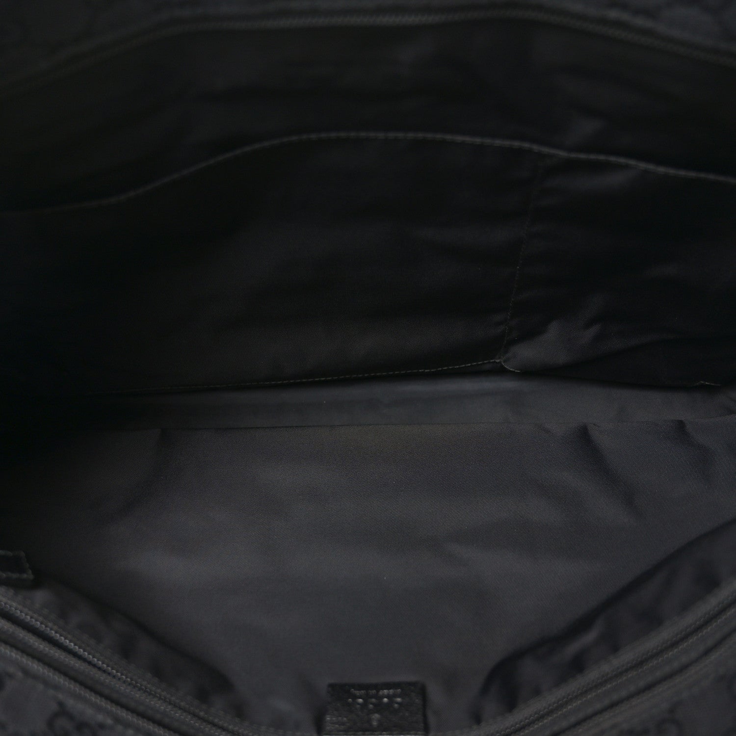Monogram Web Large Diaper Tote Black