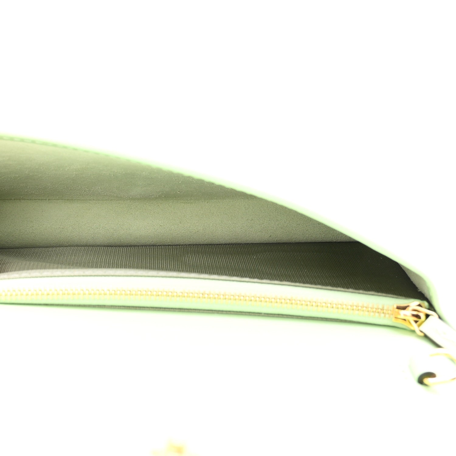 Boarded Plutone Calfskin Horsebit 1955 Wallet On Chain Green
