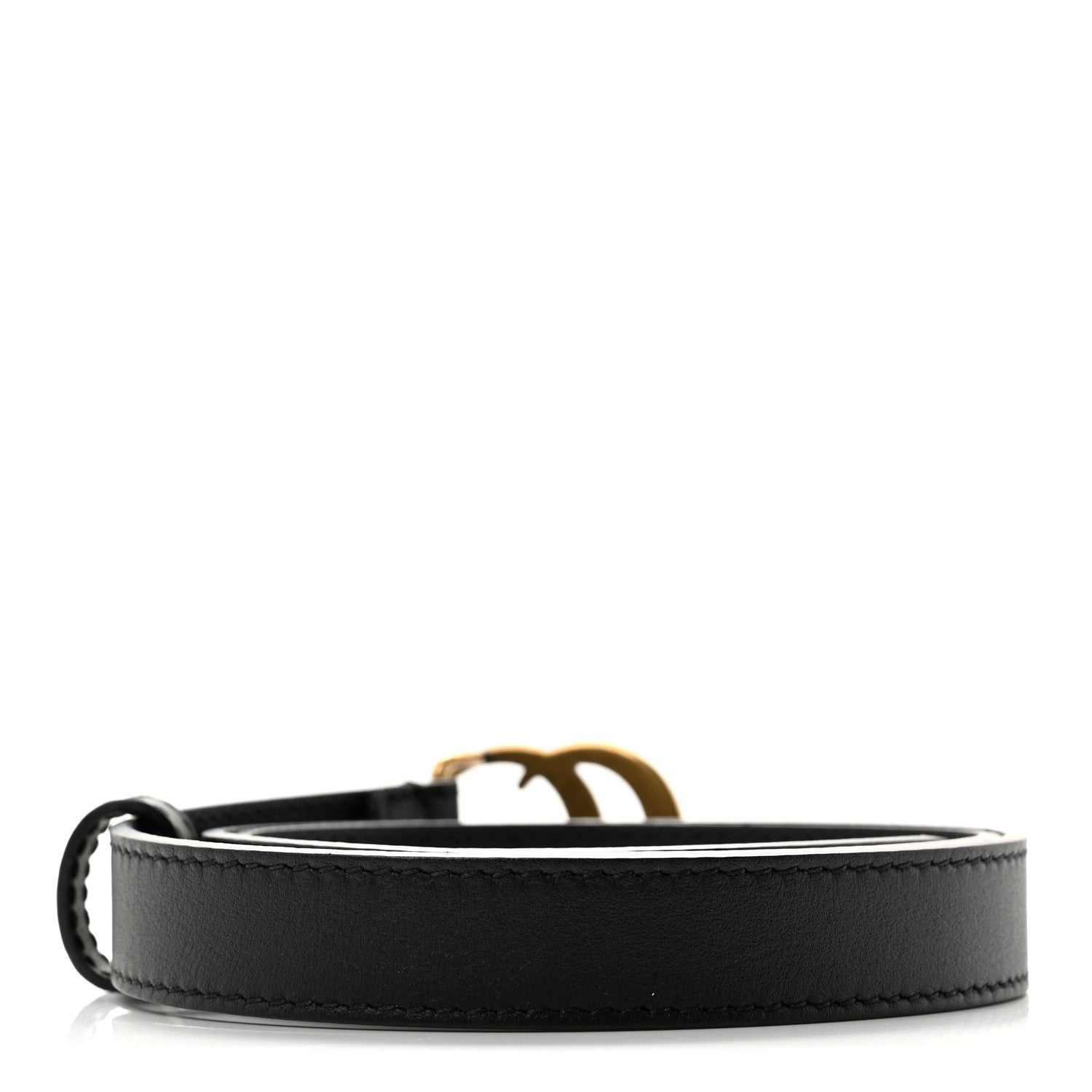 Calfskin Double G 20mm Belt 70 28 Black
