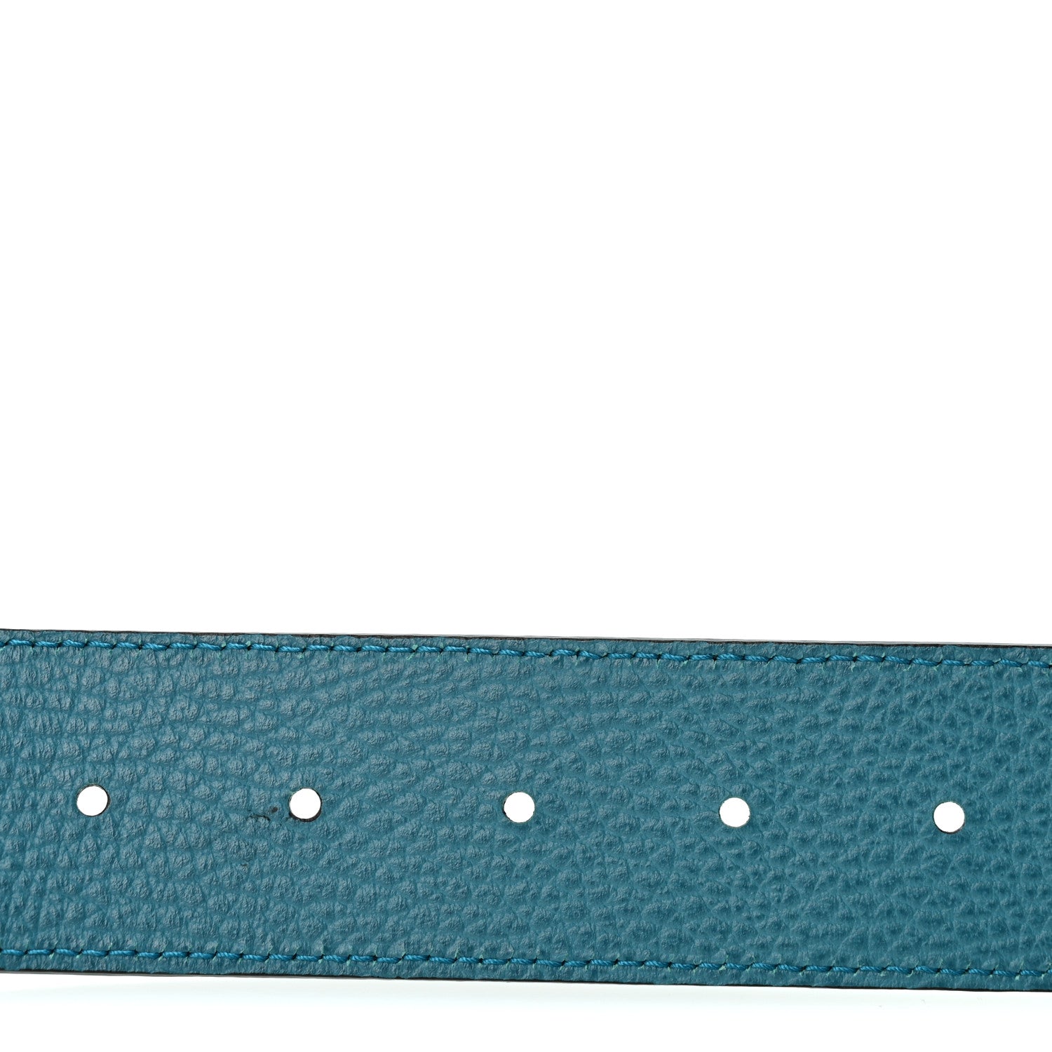Dollar Calfskin 1973 Reversible Belt 100 40 Black Mineral Blue