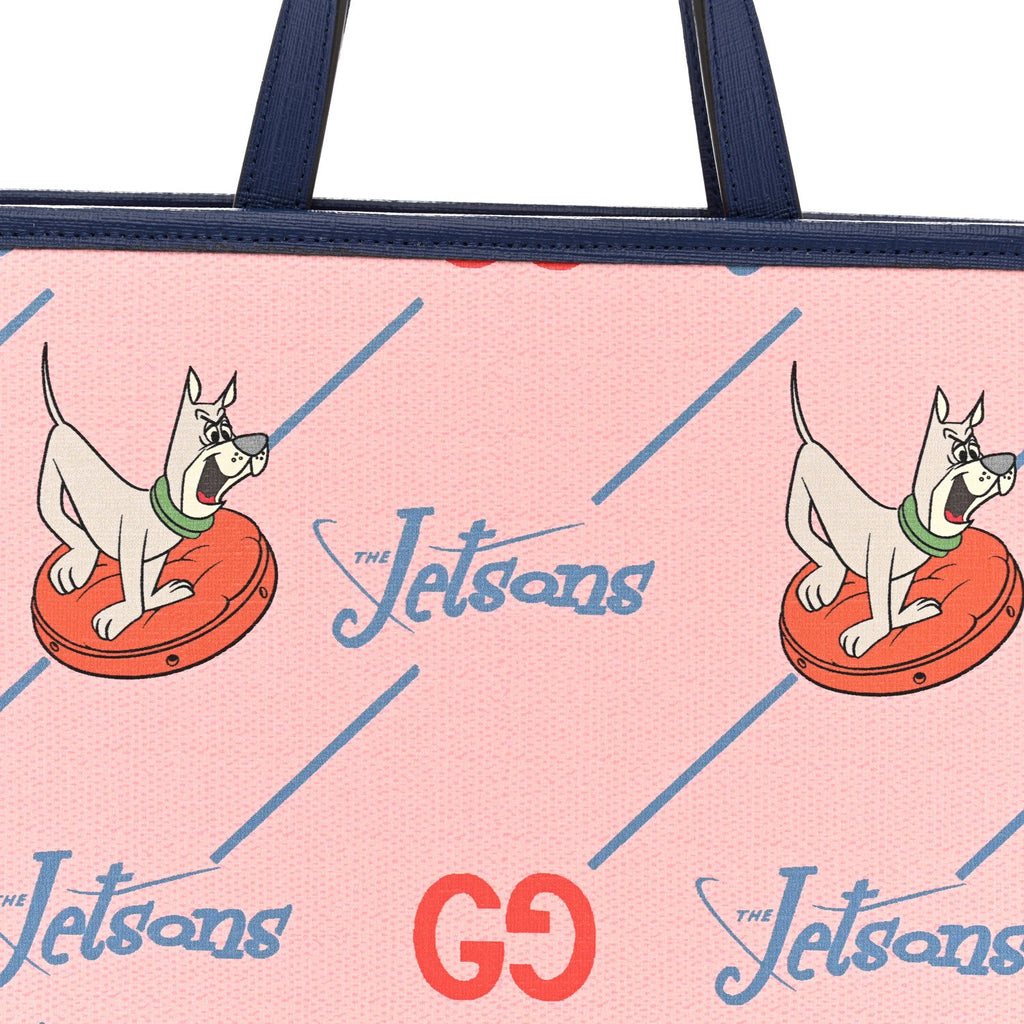 Coated Canvas Interlocking G The Jetsons Childrens Tote  Pink Multicolor