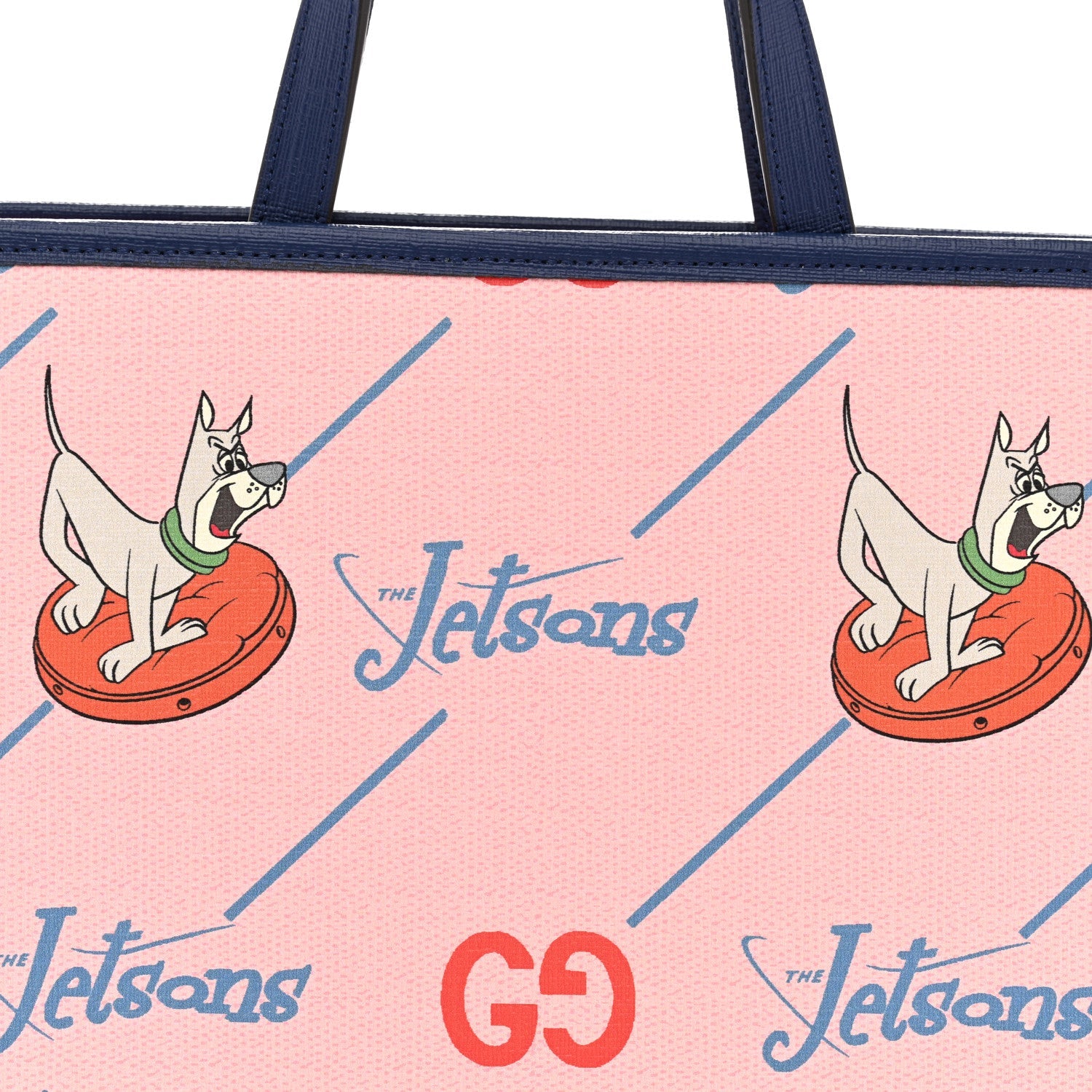 Coated Canvas Interlocking G The Jetsons Childrens Tote  Pink Multicolor