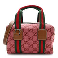 GG Supreme Web Mini GG Top Handle Bag Pink Beige