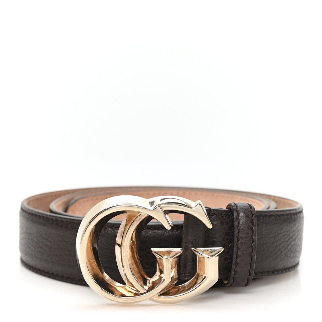 Calfskin Double G 30mm Belt 90 36 Brown