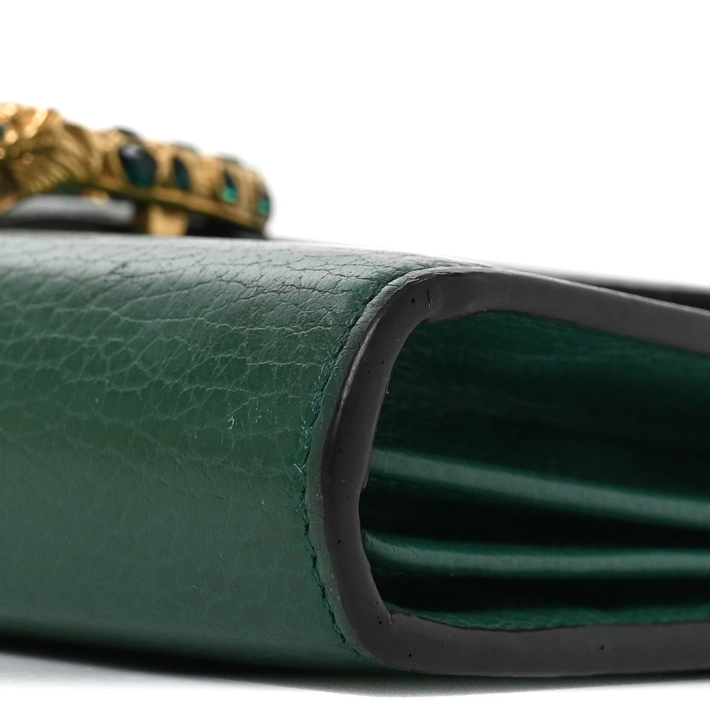 Calfskin Mini Dionysus Chain Wallet Emerald