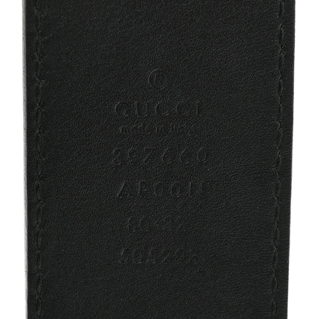 Calfskin Double G 40mm Belt 80 32 Black