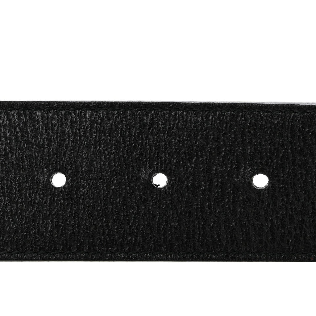 Textured Calfskin Double G 40mm Belt 75 30 Black