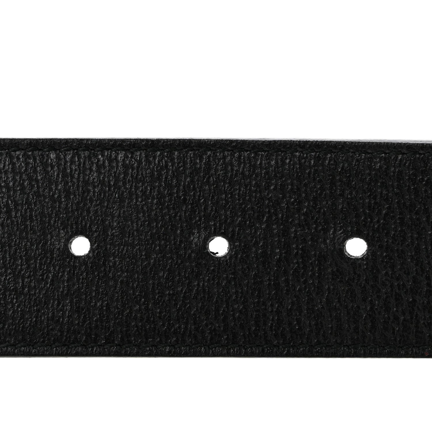 Textured Calfskin Double G 40mm Belt 75 30 Black
