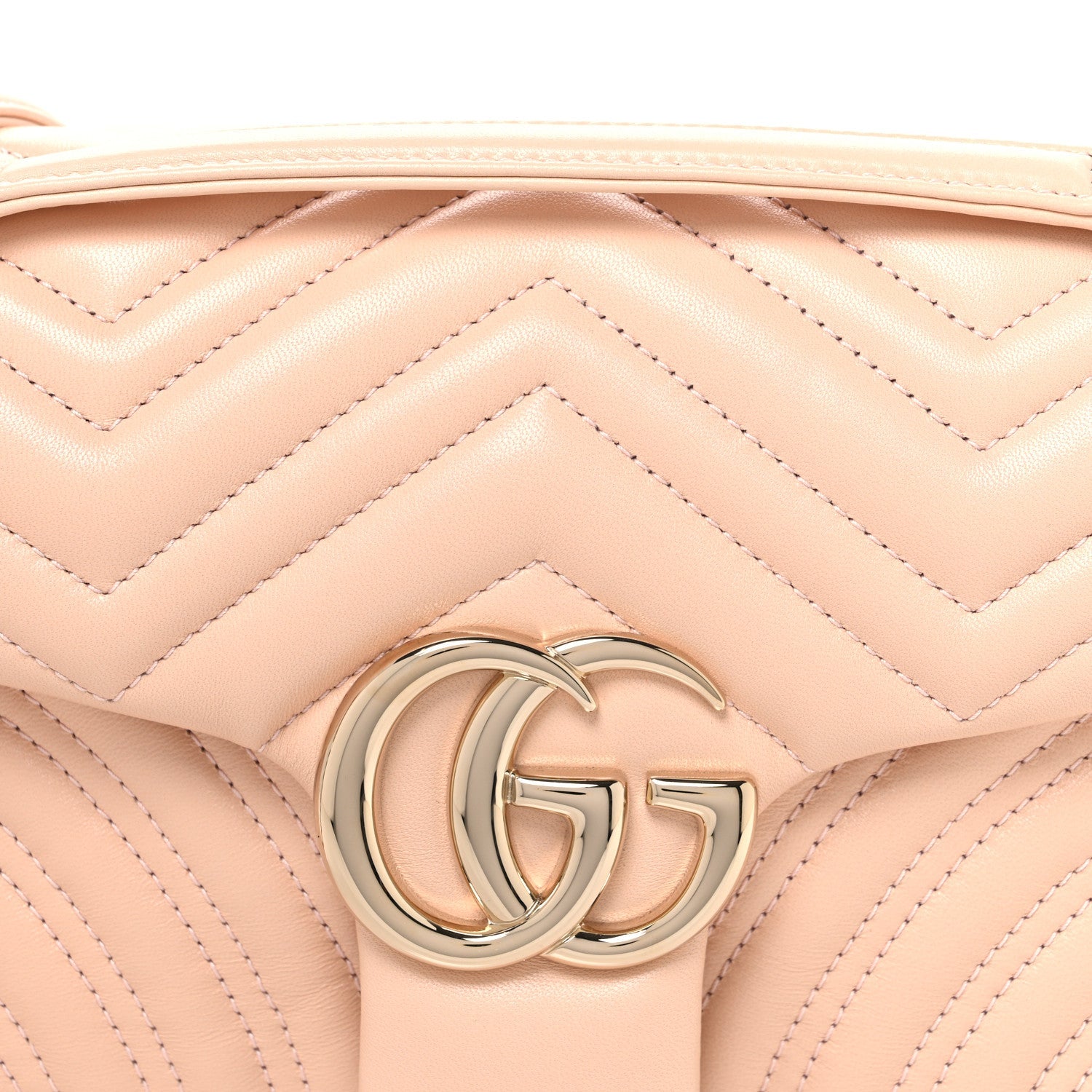 Lambskin Matelasse Medium GG Marmont Shoulder Bag Light Pink