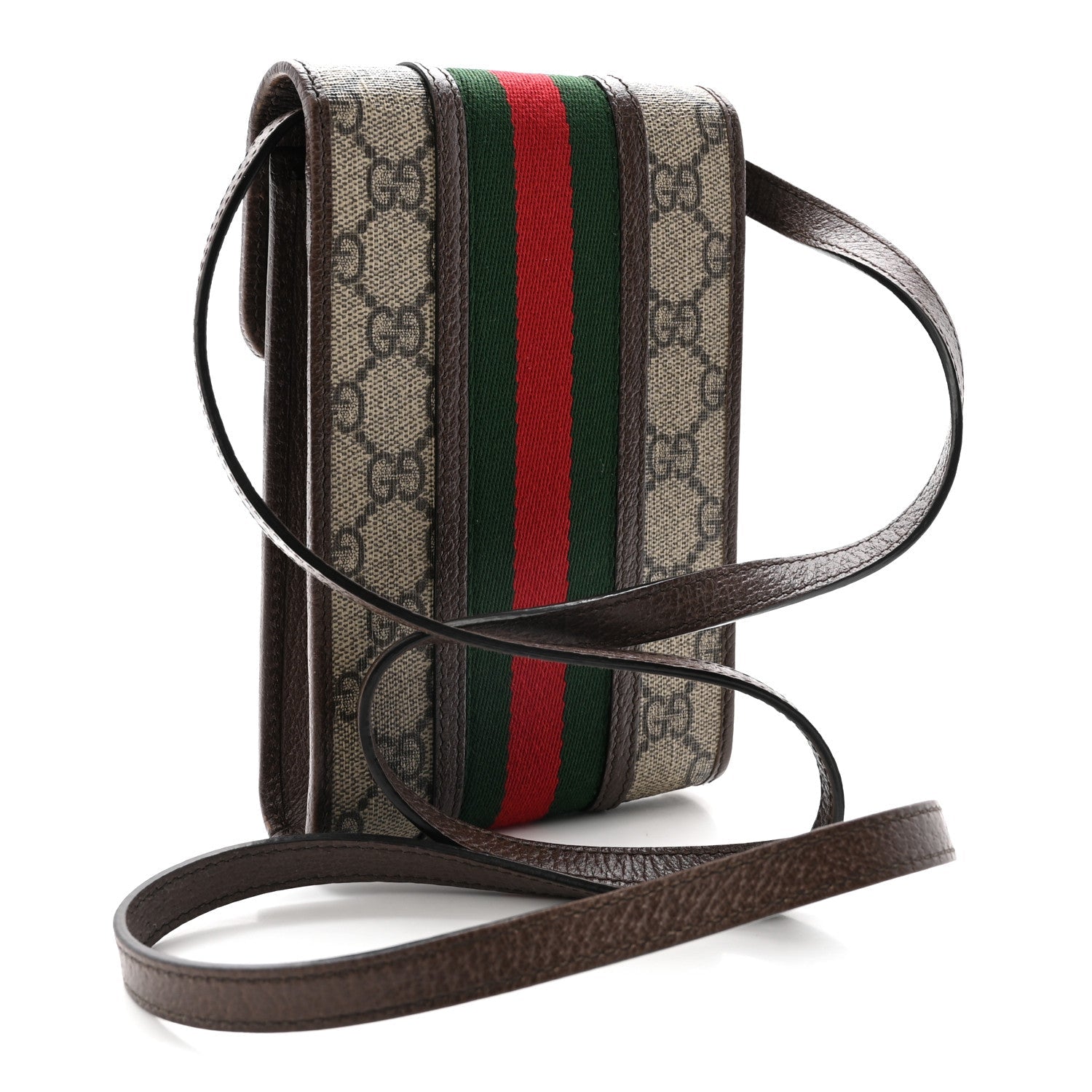 GG Supreme Monogram Web Mini Ophidia Crossbody Bag Beige New Acero