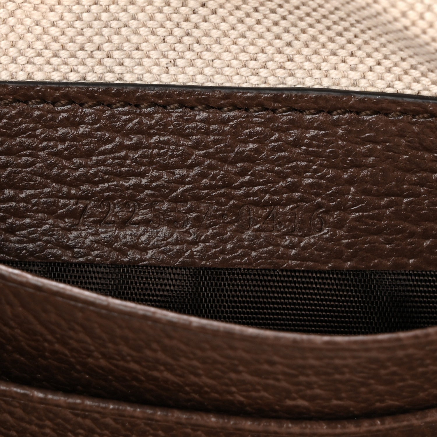 GG Supreme Monogram Textured Dollar Calfskin Web Mini Ophidia Convertible Shoulder Bag Beige Ebony New Acero