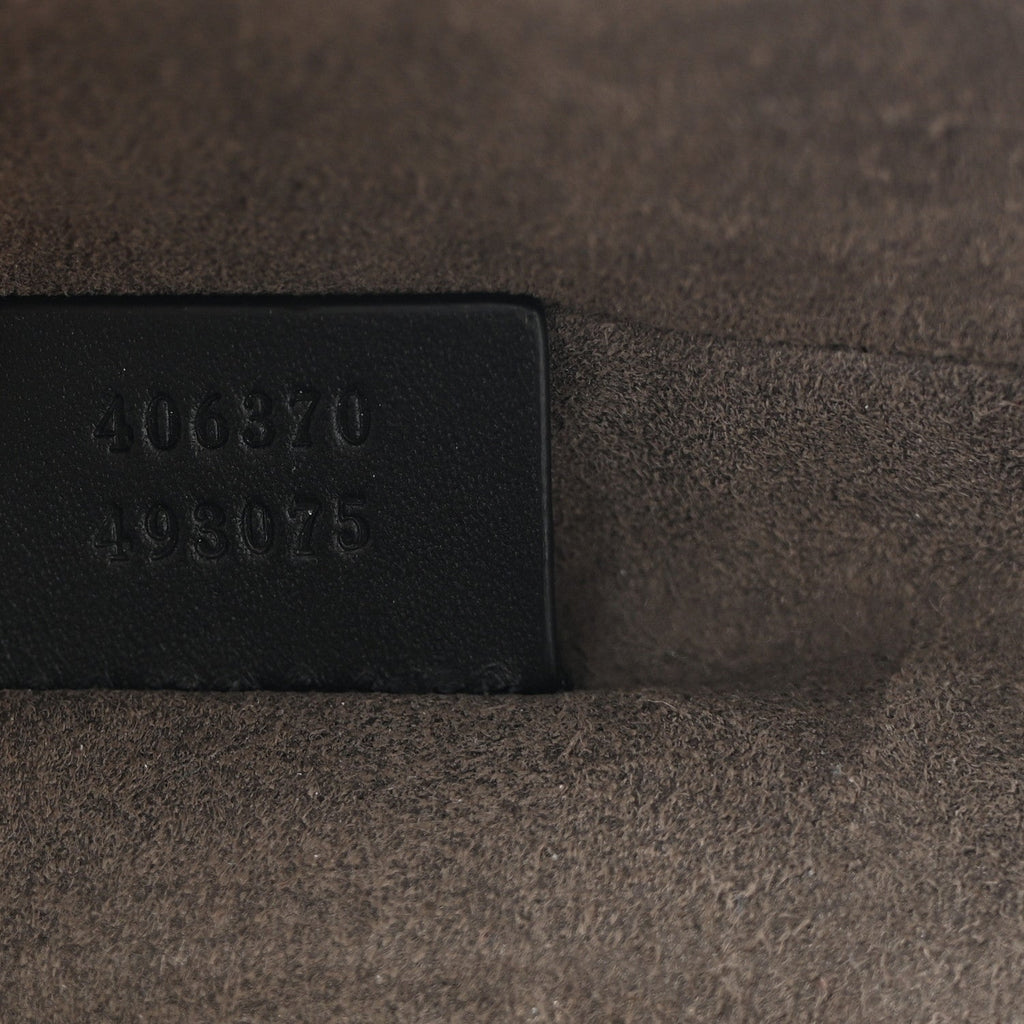 GG Supreme Monogram Medium Backpack Black