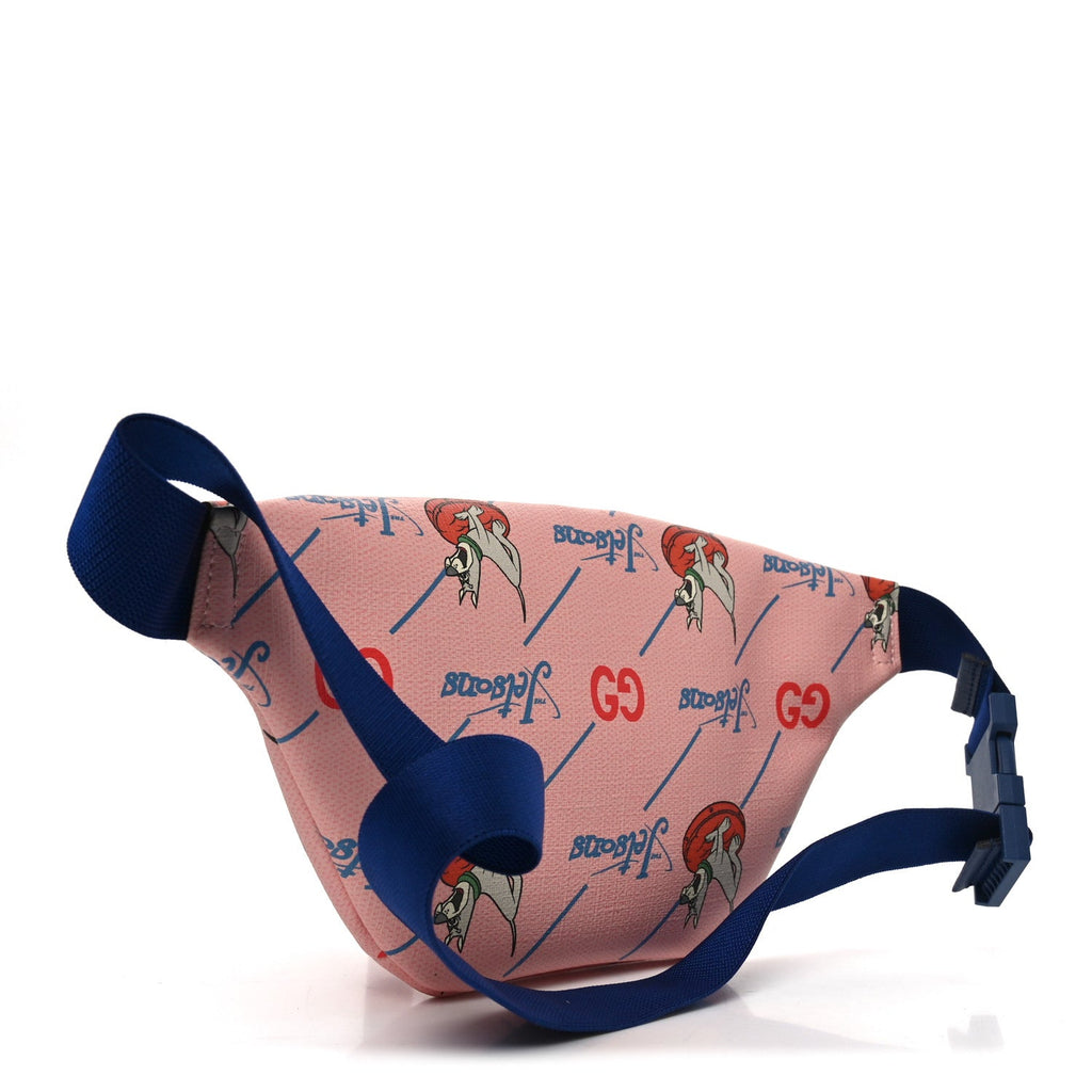 Coated Canvas Interlocking G Jetsons Childrens Belt Bag Pink