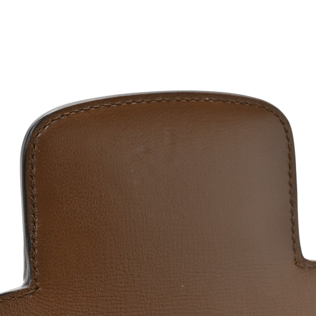 Azalea Calfskin Horsebit 1955 Shoulder Bag Brown Sugar