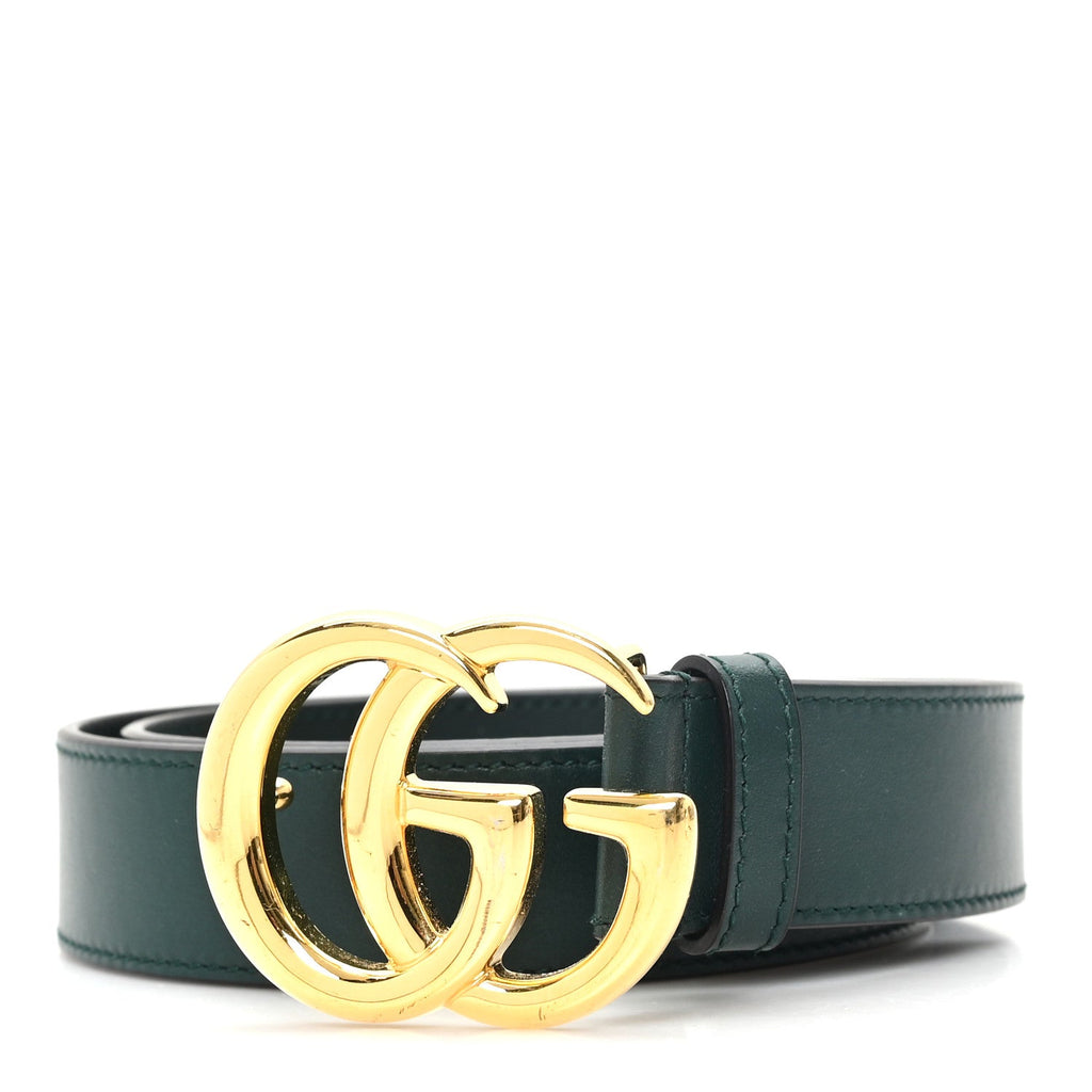 Plutone Calfskin Double G 30mm Belt 75 30 Verde