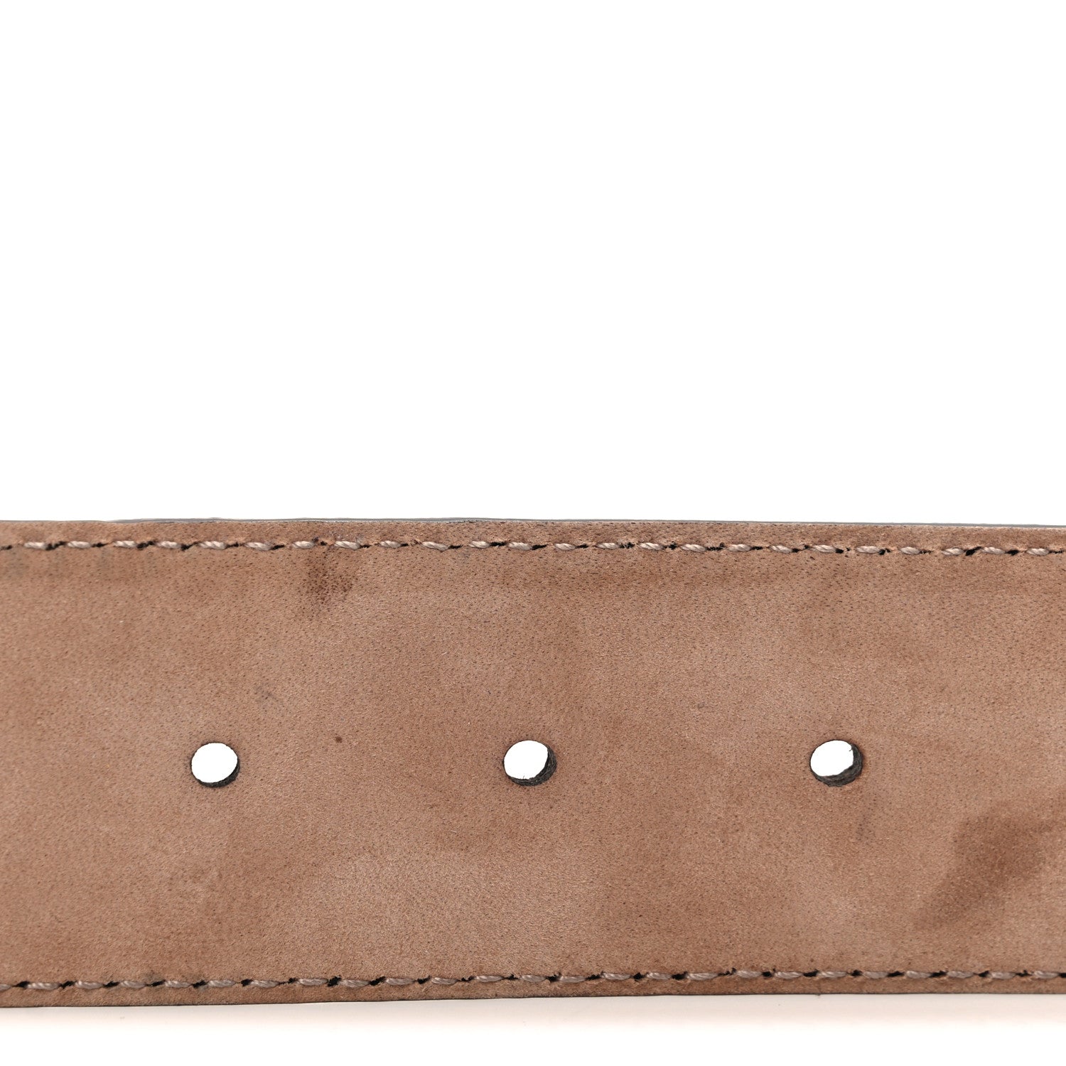 Calfskin Interlocking G Belt 95 38 Dark Brown
