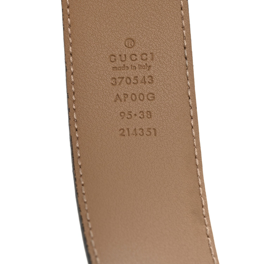 Calfskin Interlocking G 37mm Belt 95 38 Camelia