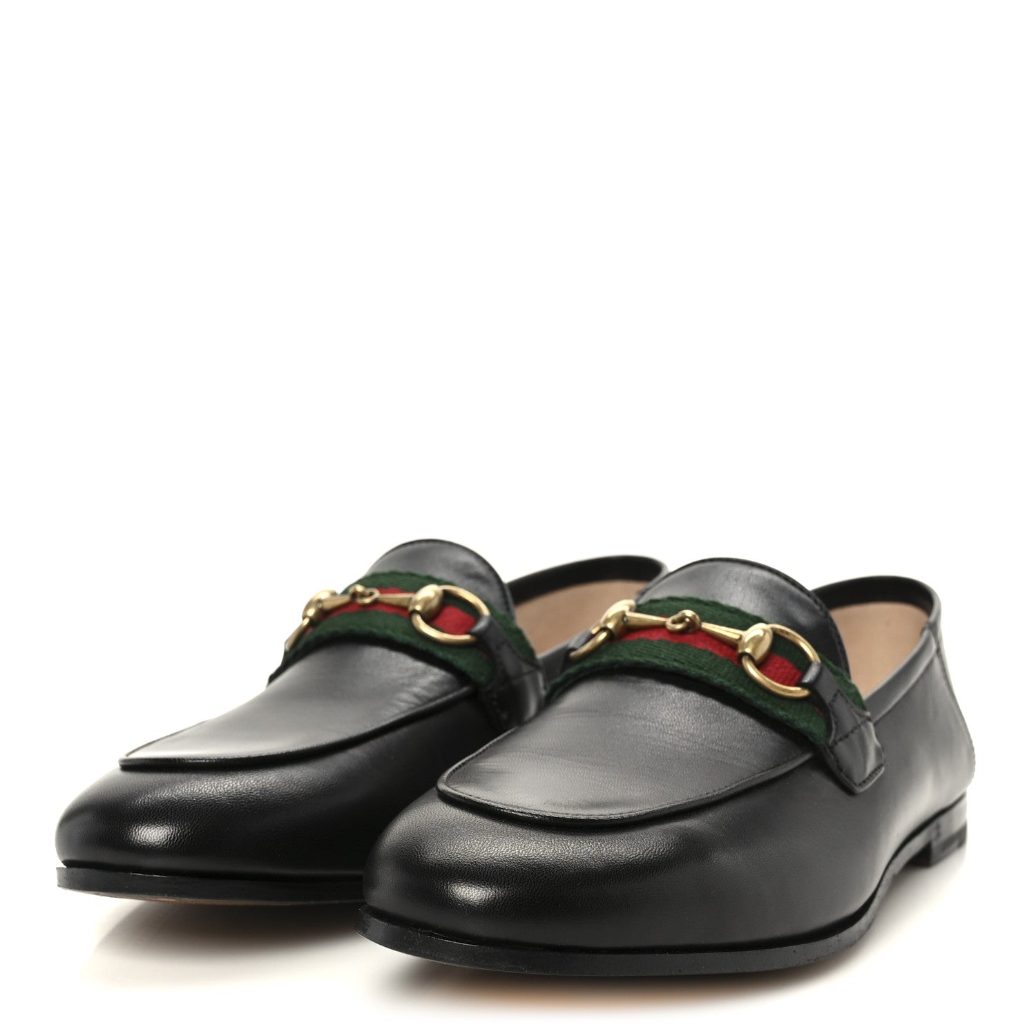 Malaga Kid Web Womens Horsebit Loafers 39.5 Black 35 Black