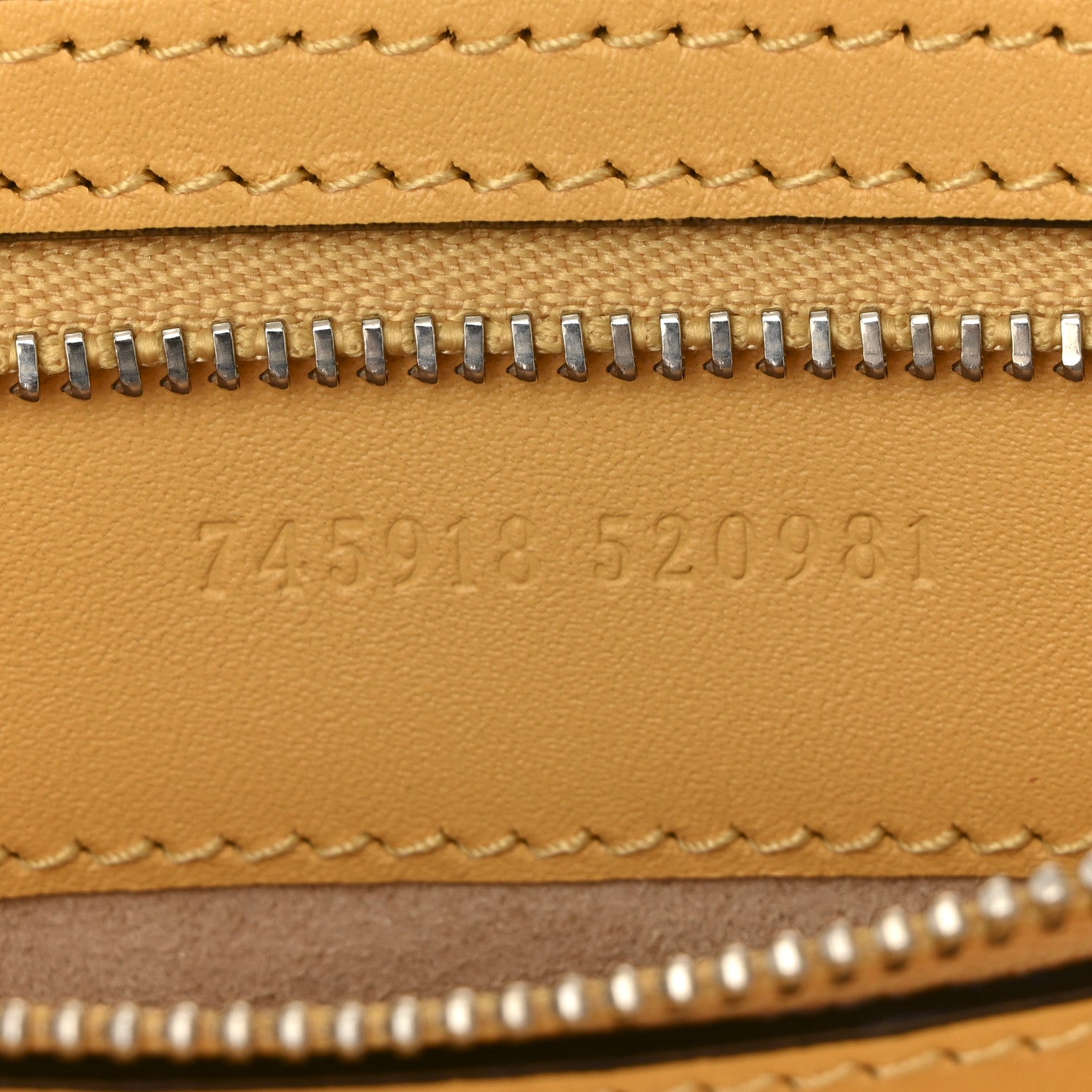 Senna Calfskin Petite GG Small Tote Bag Sunny Yellow