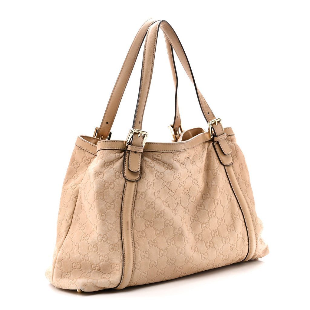 Guccissima Medium Britt Tote Beige