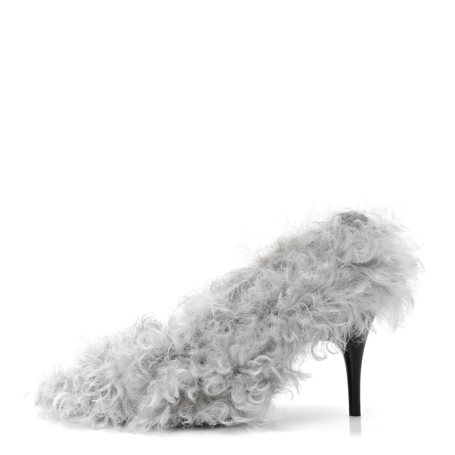 Shearling Musa Pumps 38 Alpy Gray