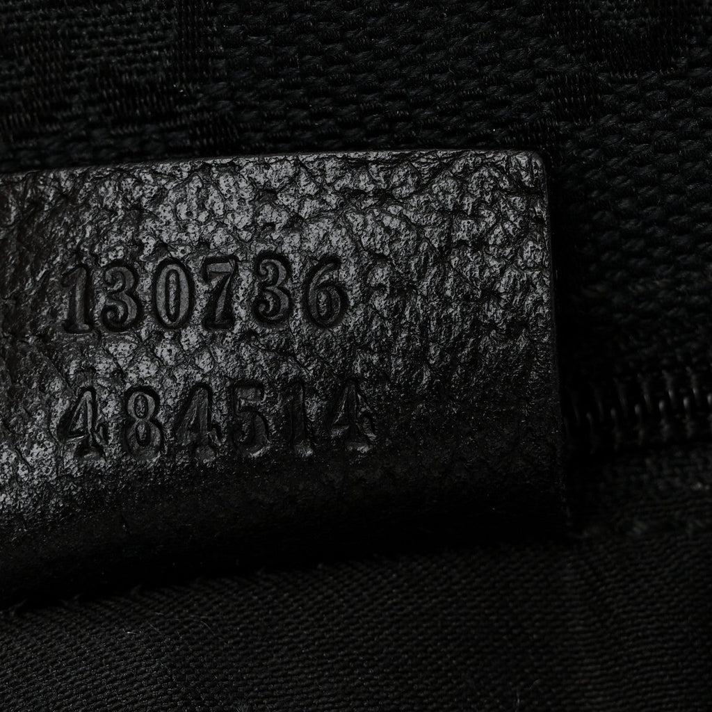 Calfskin Medium Abbey Shoulder Bag Black
