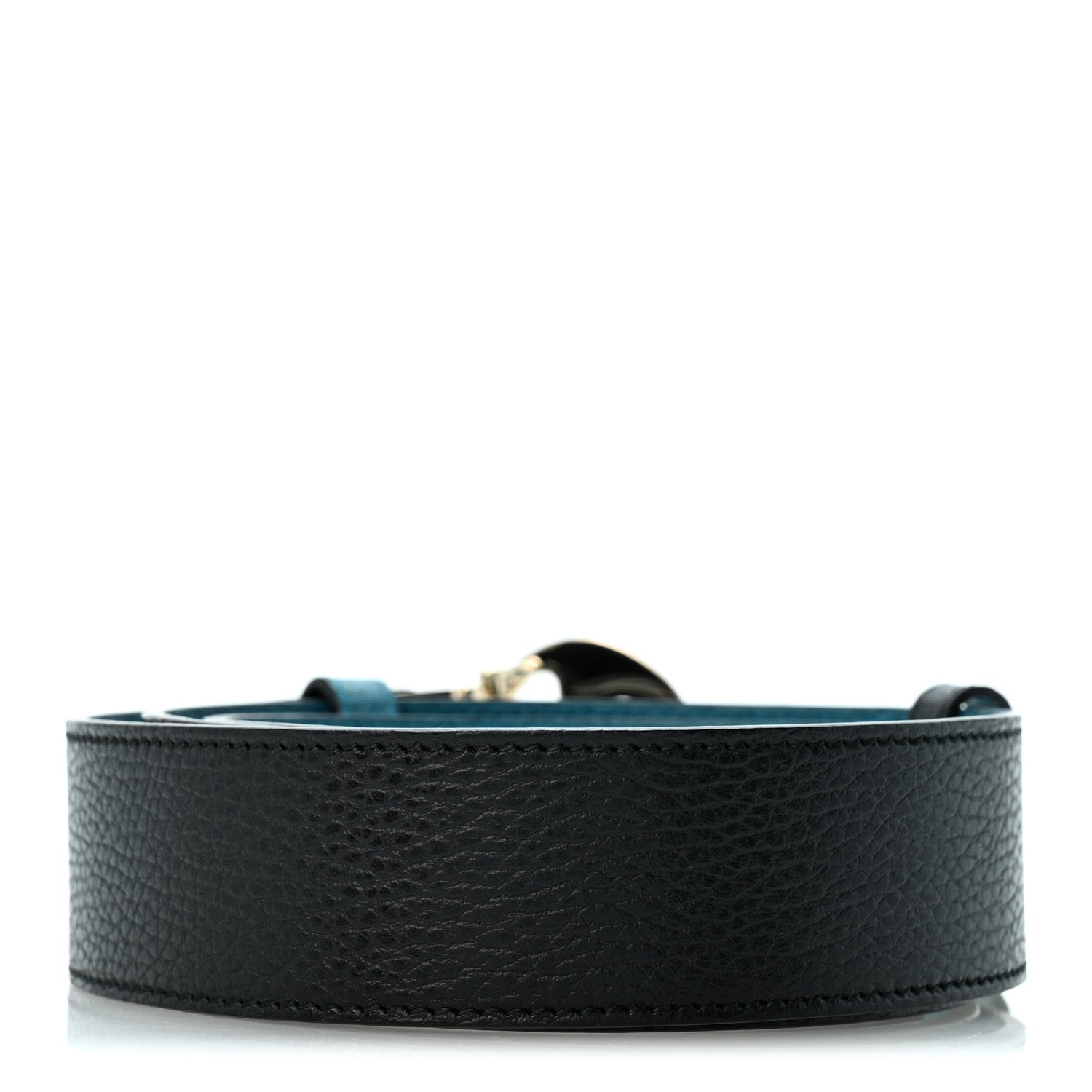 Dollar Calfskin 1973 Reversible Belt 100 40 Black Mineral Blue